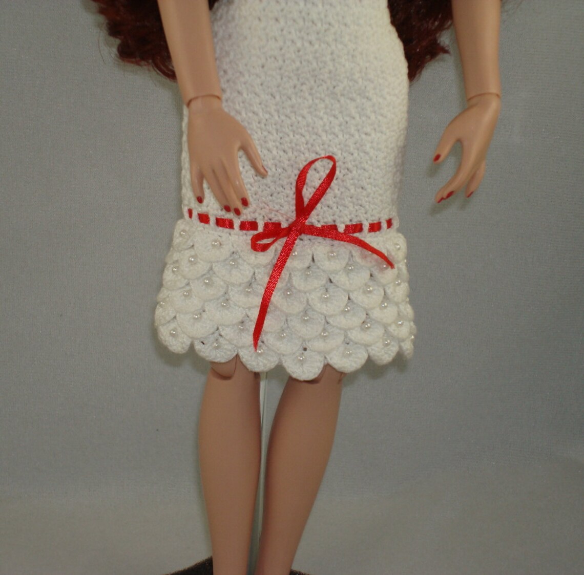 Crochet Pattern for 16 Inch Dollspetal Dress Etsy