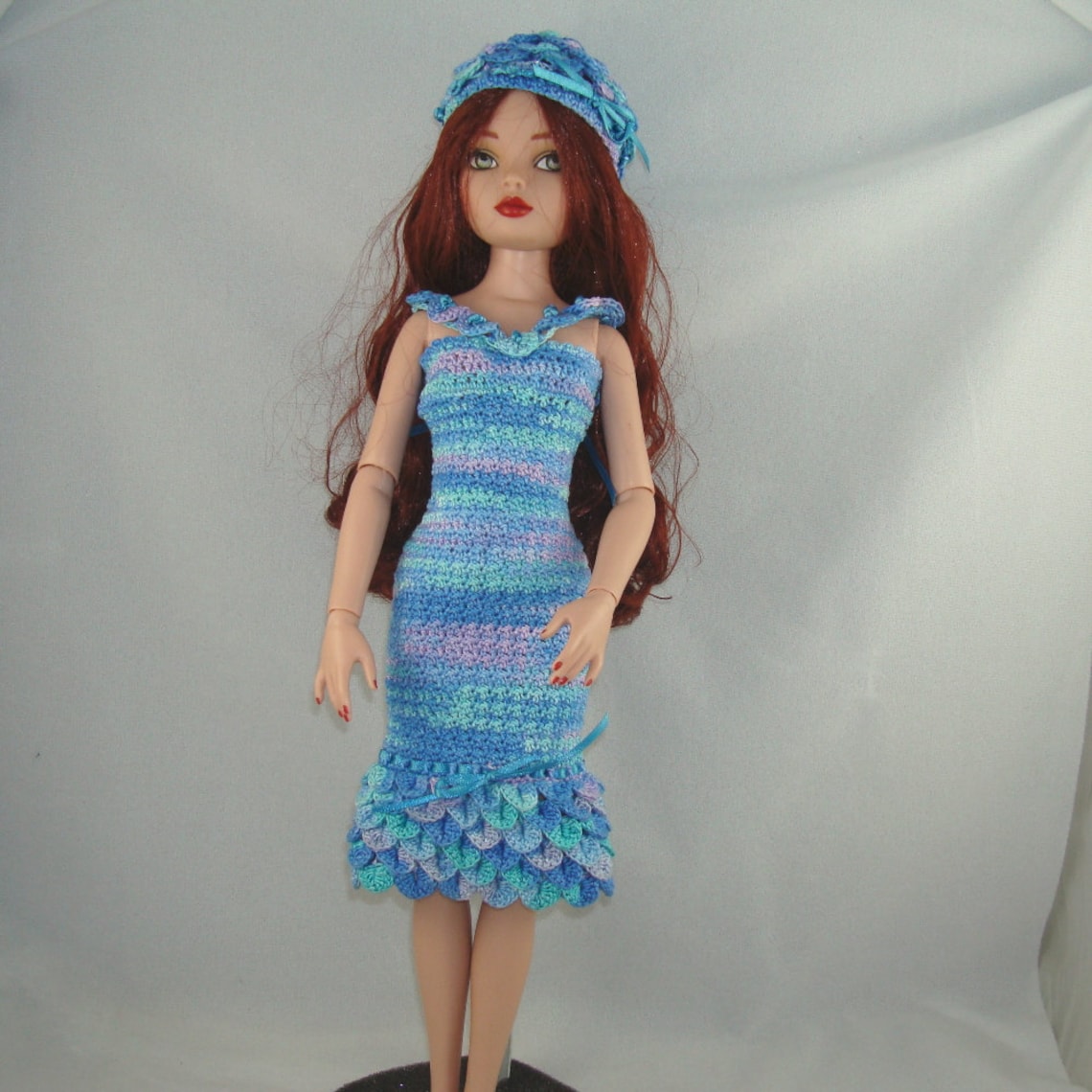 Crochet Pattern for 16 Inch Dollspetal Dress Etsy