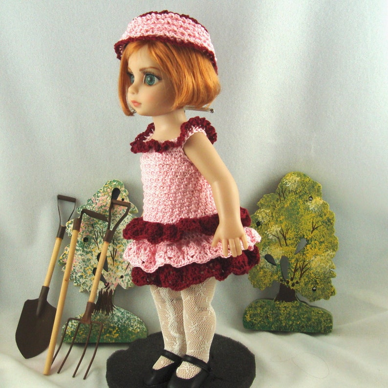 Crochet dress for 10 inch Tonner Patsy doll image 4