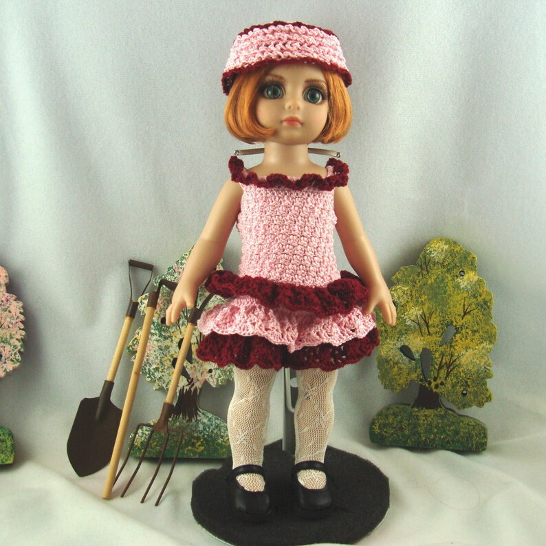 Crochet dress for 10 inch Tonner Patsy doll image 3