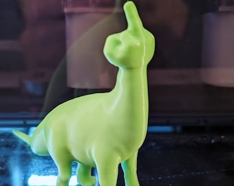 F-U-Asaurus Funny Middle Finger Dinosaur Flip Off Novelty Silly Gag Prank Gifts For Men Women Kids Boss Desk Table Offices Dad Mom 3D Prints