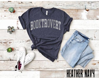 Booktrovert, Booktrovert Shirt | Introvert Shirt | Book Lover Tee | Bookworm Gift | Literary Apparel | Bookish Fashion