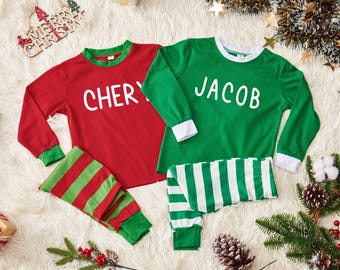 Family Christmas Pajamas, Matching Christmas Pajamas, Personalized Christmas Pajamas, Family Christmas PJs, Kids Toddler Christmas Pajama