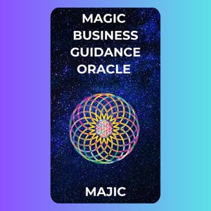 MAGIC BUSINESS GUIDANCE Oracle-kaartenstapel (afdrukbaar orakelspel | Orakelkaarten | Tarotkaarten | Digitaal orakelspel | Paranormale metingen)
