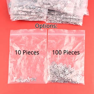 Set med blybokstäver: DIY-röntgenpennor (10 st, 7-9 mm storlek)