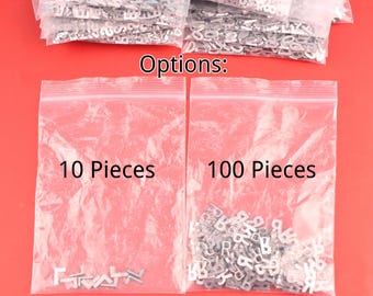Lead Letters Set: DIY X-Ray Markers (10 pc, 7-9mm Size)