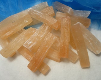 Selenite Wand Selenite Twist Wand Gemstone Specimen Crystal Wand Massage Therap