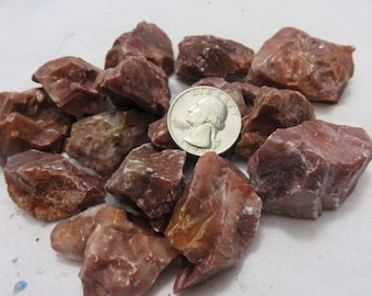 Natural Red Calcite CHUNKS Healing Crystal Healing Stone Base and Crown Chakra lot a