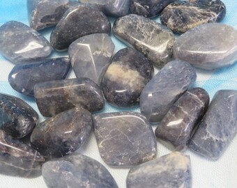2 IOLITE Tumbled Stone Third Eye Chakra