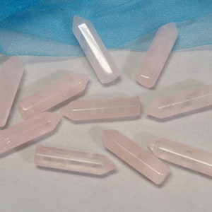 Rose Quartz Point Crystal Heart Chakra Tumbled Stone