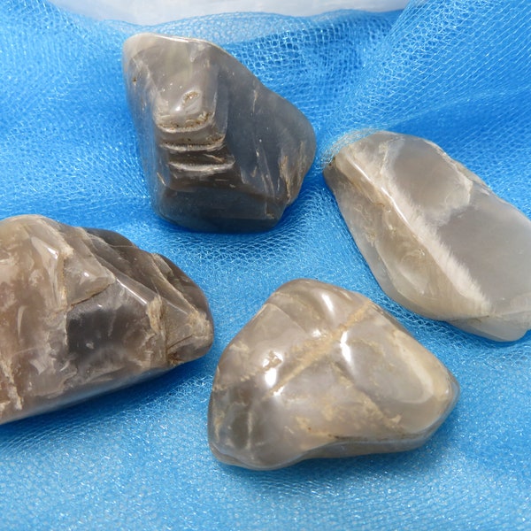 ROUGH Natural Black Moonstone also known as Larvikite Earth Healing Stone Healing Crystal Chakra