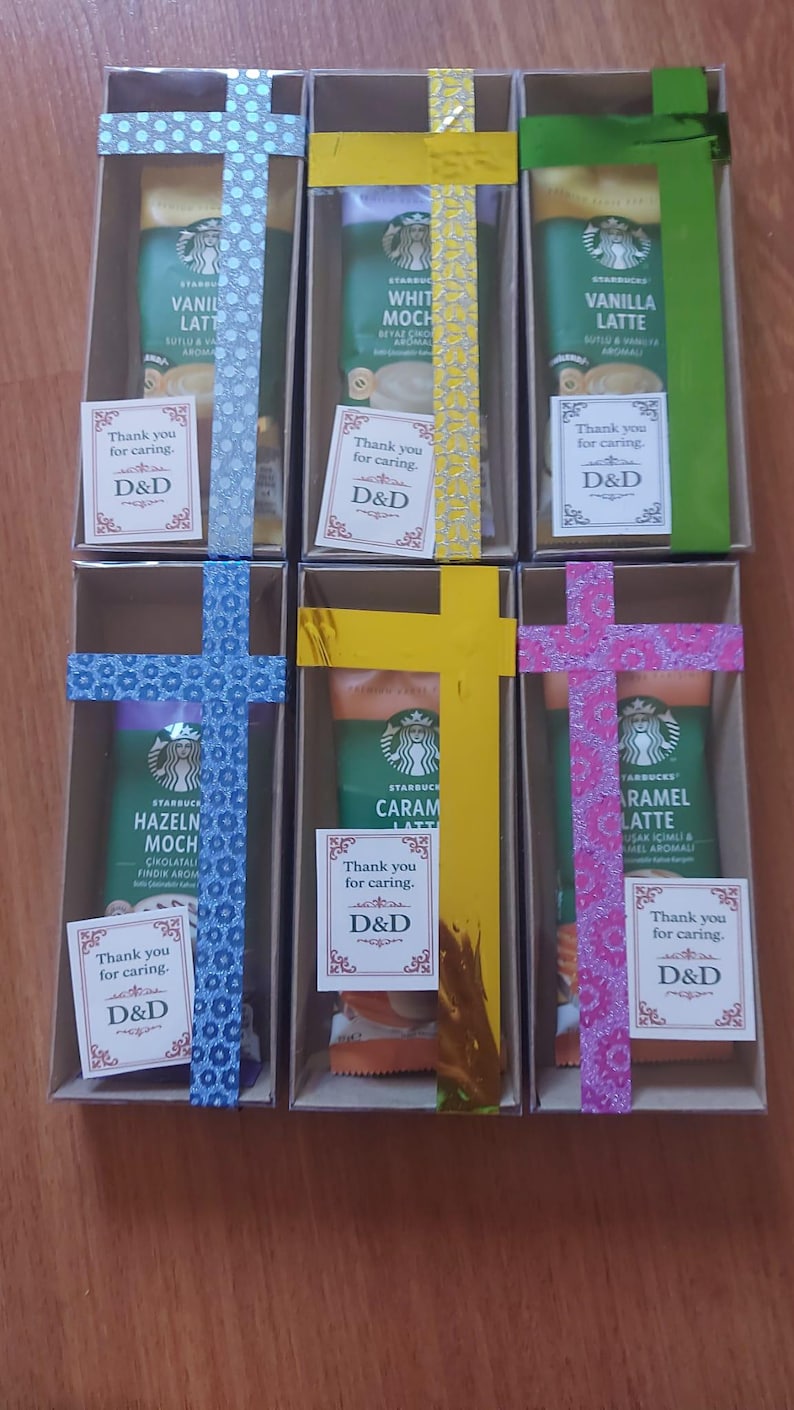 Starbucks Instant Coffee Favors: Wedding & Party Gift Box - Etsy Australia