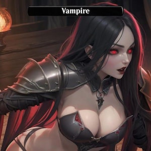 Carte de procuration Anime Black Vampire Token Magic The Gathering | Jeton Orica MTG personnalisé pour les decks et les collectionneurs d'Edgar Markov