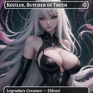 Carte de procuration de Kozilek, le boucher de la vérité | Carte MTG pour les decks Commander et les collectionneurs avec des illustrations exclusives de Waifu