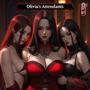 Carta anime "Gli assistenti di Olivia" / Proxy Waifu MTG / Regalo sexy per gli amici / Oggetto da collezione di alta qualità per MTG Commander