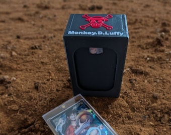 Personalized ONE PIECE TCG Deck Box: Holds 50+ Double Sleeved Cards