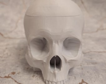 Skull Deck Box: Holds 110+ Double-Sleeved Cards