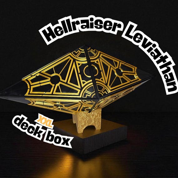 XL Hellraiser Leviathan Configuration Deck Box: MTG Commander Card Storage  with Sound