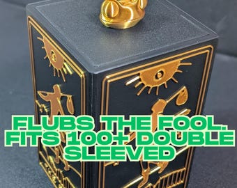 XL MTG Deck Box: Flubs the Fool - Holds 100+ Double Sleeved Cards