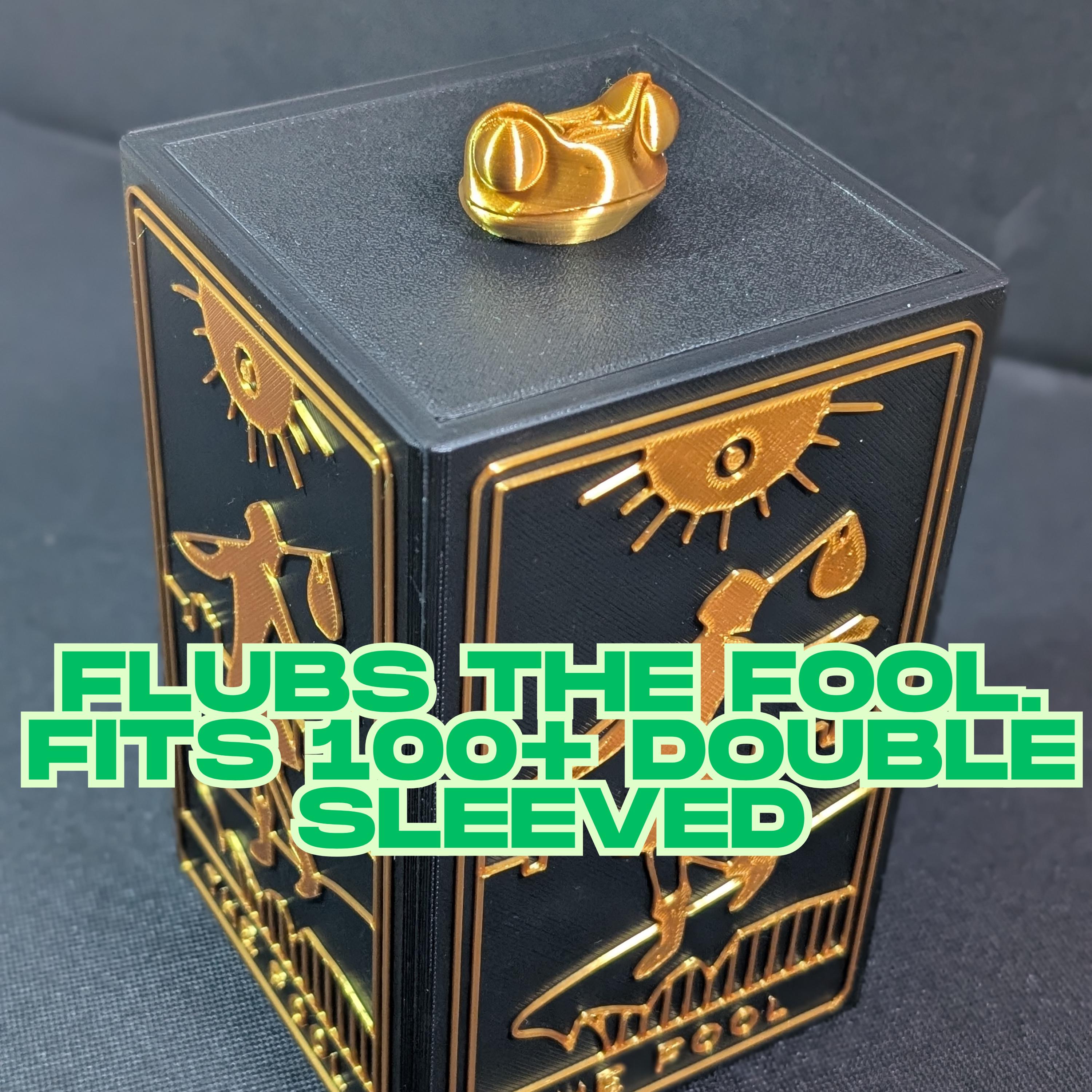 XL MTG Deck Box: Flubs the Fool - Holds 100+ Double Sleeved Cards