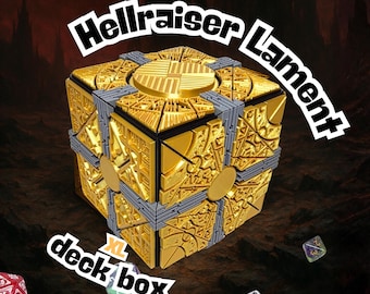 XL Hellraiser Lament Configuration Deck Box 2022 version: MTG Commander Card Storage with Sound