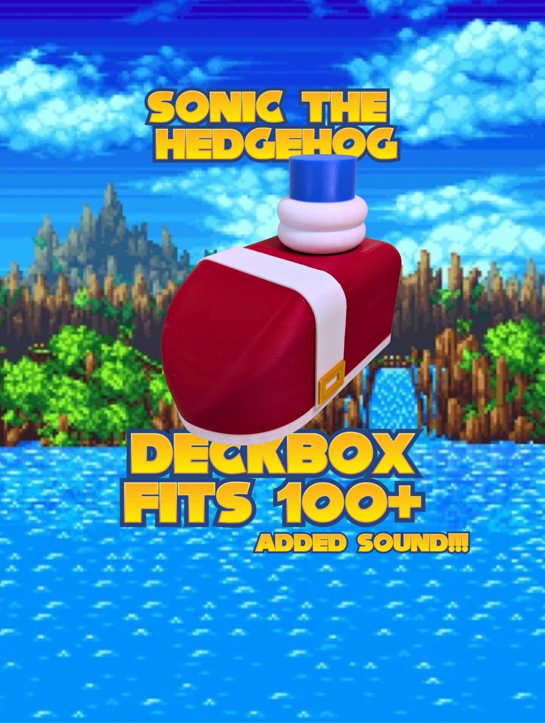 Sonic the Hedgehog Shoe Deck and Dice Box – for MTG, Pokémon