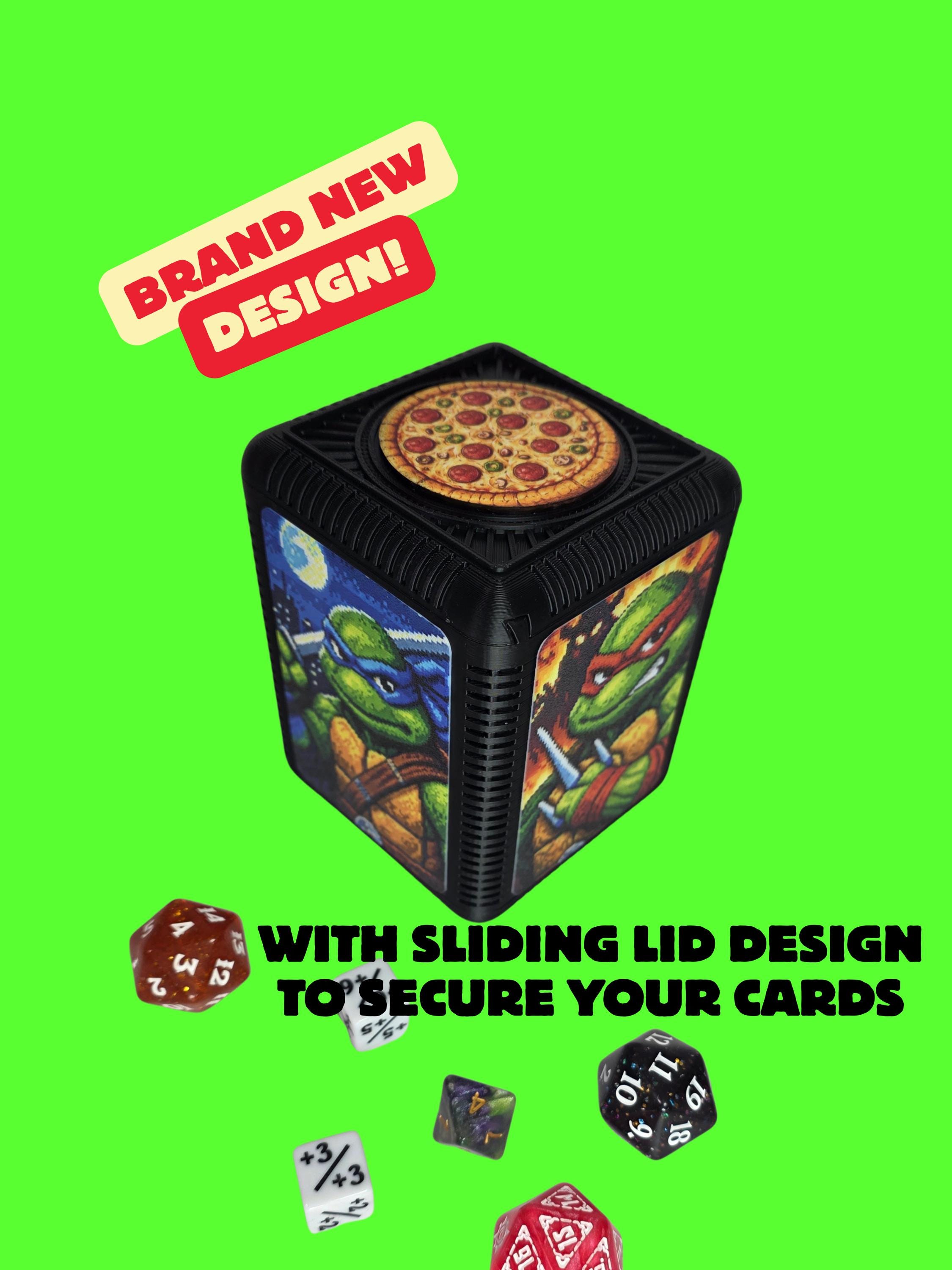 Deck Box Teenage Mutant Ninja Turtle – for MTG, Pokémon, Lorcana