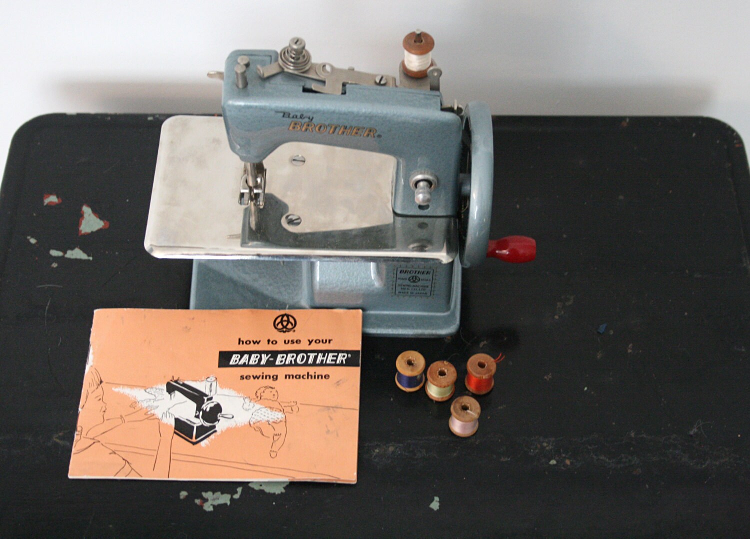 RARE & BEAUTIFUL 1940s Baby Brother Sewing Machine and Etsy
