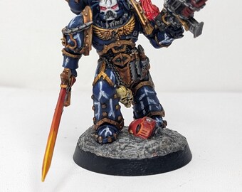 希少品 ウォーハンマー40K 直筆サイン入り限定品 塗装済ミニチュア
