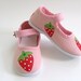 Erica Leslie reviewed Strawberry Shoes, Pink Mary Janes Hand Painted For Baby and Toddlers