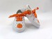 Orange Pumpkin Shoes, Thanksgiving Sneakers Hand Painted for Toddler 