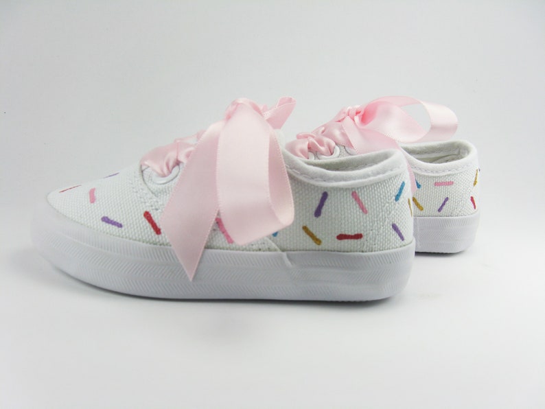 Sprinkle Shoes Rainbow Candy Hand Painted Sneakers for Baby Etsy