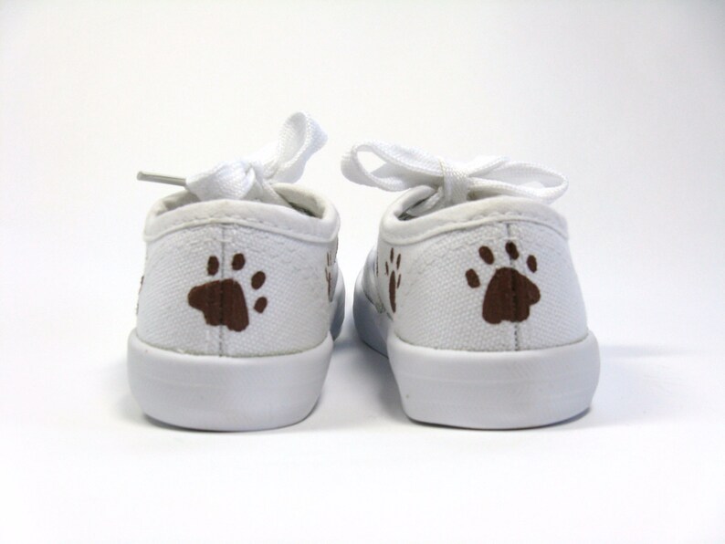 sneakers with dog prints