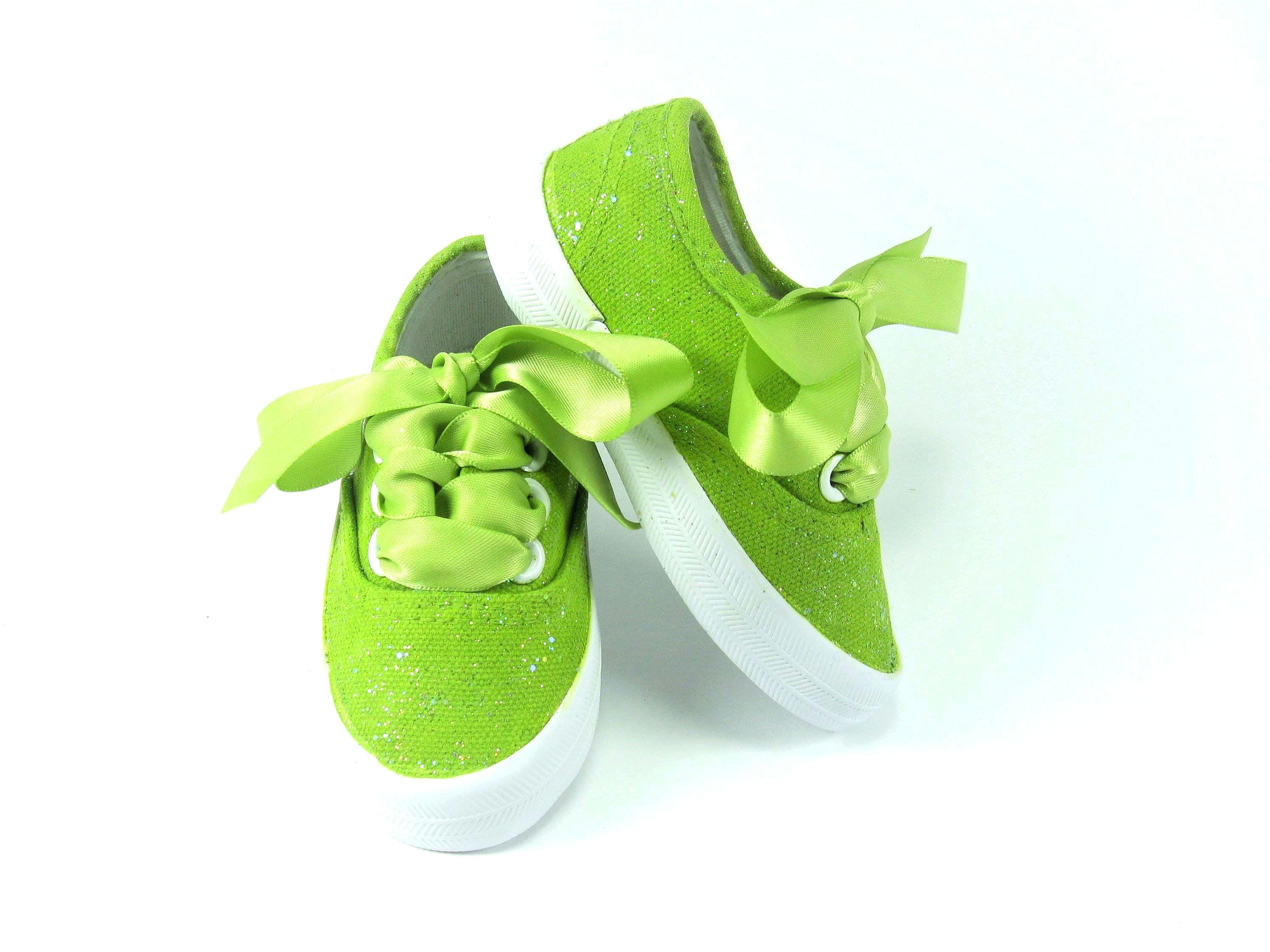 Lime Baby Shoes Etsy