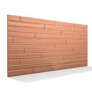 Textura de piso de madera 3D realista para CNC / Diseño de tablones de madera escalonados / Archivo STL de alta resolución para fabricación de letreros personalizados y carpintería