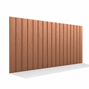 High-Resolution 3D Wood Texture STL File for CNC | Realistic Woodgrain Panel Design | Custom Sign Making & Woodworking CNC File, 3D Model