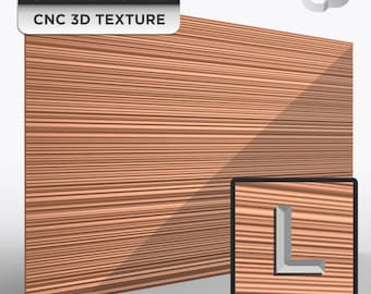 3D CNC Wood Texture STL • Hi-Res, Fast-Cut Linear Panel Background • 4x8 Layout • Compatible with Aspire/Fusion G-126