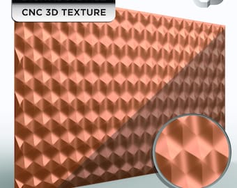 3D texture STL for CNC routing geometric prism panel pattern seamless tiling high resolution sign background wall panels furniture G140