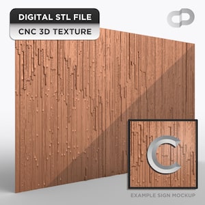 3D Beton Textur STL für CNC-Fräsen hochauflösendes Clean Carve Panel Muster für Schilder Wände Möbel Crete G 100
