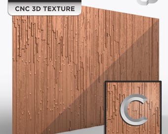 3D concrete texture STL for CNC routing high resolution clean carve panel pattern for signs walls furniture Crete G 100