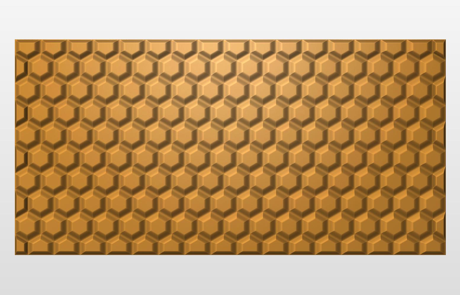 3D Geometric Texture STL for CNC Routing Seamless Panel Pattern G124 ...