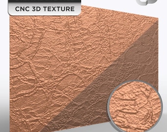 3D concrete texture STL for CNC routing high resolution seamless panel pattern 48x96 scalable model G-133