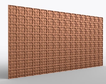 3D metal texture STL for CNC routing high resolution clean carve geometric panel background G 128