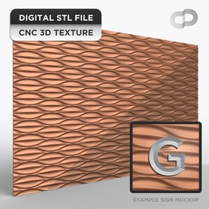 Texture 3D STL per pannello metallico CNC, modello pulito, intagliato, sfondo murale senza soluzione di continuità G110
