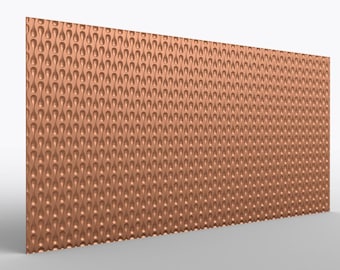 3D texture STL for CNC raindrop dimple panel seamless clean carve G135