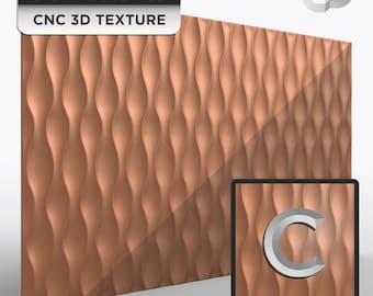 3D wave texture STL for CNC panel design sign background 48 x 96 high resolution Rhodes G 101