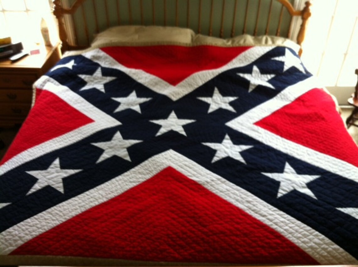 PATTERN for Confederate Flag KING Quilt Etsy