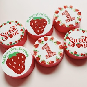 Berry 1st Birthday Chocolate Covere Oreos