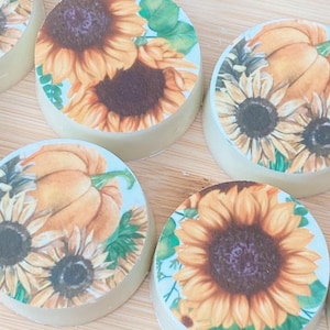 Sunflower Themed Chocolate Covered Oreos