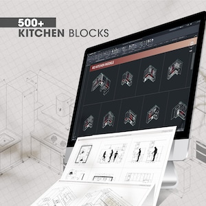 Premium Kitchen ISO models /  | CAD Blocks | 2D Drawings | Kitchen AutoCAD Blocks | Kitchen Section AutoCAD Blocks | Kitchen ISO AutoCAD